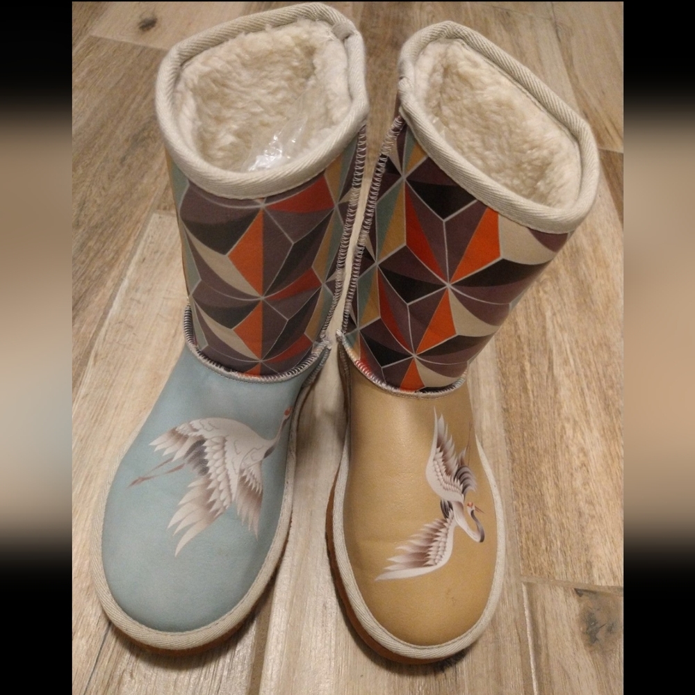 Design fleeced Boots